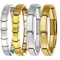 GEMOSA Fashion Women Men Jewelry 20*9mm Width Silver Color Stainless Steel Bracelet Bangle Male Female Party Daily Accessories