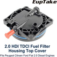 2.0 HDI TDCI Fuel Filter Housing Top Cover 190442 9813802280 1040354S02 For Peugeot 308 508 Citroen C4 C5 Ford Mondeo Kuga Focus image 4