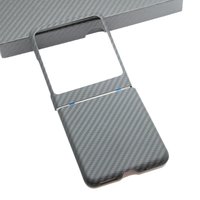 Case for Motorola Moto Razr 50 Ultra & Razr50 Real Aramid Carbon Fiber Flip Mobile Phone Protective Cover Protection Shell