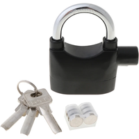 AliExpress Siren Alarm Padlock Alarm Lock for Motorcycle Short Beam Bike Bicycle Dropshipping