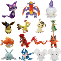 Interesting Pokemon Plush Toys Litwick Tandemaus Torracat Purrloin Groudon Moltres Garchomp Trubbish Gyarados New Cute Kids Gift