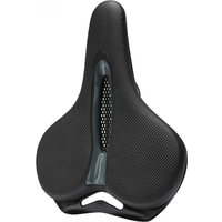 AliExpress ThinkRider MTB Bike Saddle Breathable Big Butt Cushion Leather Surface Seat Mountain Bicycle Shock Absorbing Hollow Cushion Accessories