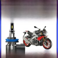 1PCS H11 LED Headlight Bulb 15000LM Super Bright 3570 CSP Motorcycle Headlamp 12V For Aprilia RSV4 R Factory 2010 2011-2015