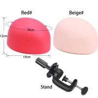 Half Wig Head for Lace Wig Making ABS Material Mannequin Head for Ventilating Human Hair Closure And Frontal