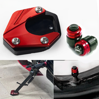 For HONDA CBR650R CBR650F CBR 650R CBR500R 2013-2023 2024 Motorcycle Tire Valve Cap Kickstand Foot Enlarger Side Stand Extension