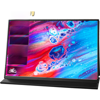 ZEUSLAP 14" 16:10 Portable Monitor 1920*1200P 100%sRGB 300Cd/m² Travel Display for LG Gram Laptop Computer Extend Screen