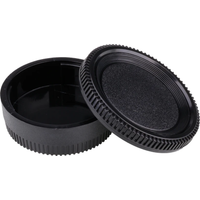 For Nikon F mount AI AIS Lens Rear Cap / Camera Body Cap / Cap set Plastic Black Lens Cap Cover