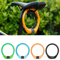 AliExpress NONE 4 Digital Code Anti-Theft Bicycle Cable Lock Stainless Steel Security Locks Portable Combination Code Padlock