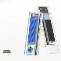 ORICO 40Gbps USB4 M.2 SSD Case with Cooling Fan M2 NVMe Case Enclosure Compatible with Thunderbolt 3 4 USB3.2 for MacBook Pro