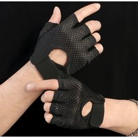 AliExpress RNO Rich Name Ocean Summer Half Finger Gloves Ice Silk Breathable Gym Fitness Women Men Anti-Slip Pad Cycling Fingerless Gloves Bicycle