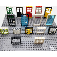 MOC House Doors Windows Building Blocks Parts City Friends Blocks Toys Compatible Classic Blocks Toys for Boys Children Bricks