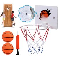 Basketball Hoop Ring Door Wall Mounted Pump Dunk Indoor For Kids Children Toy UK