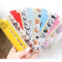8 PiecesLytwtw's Kawaii Animal Bookmark Sticky Notes/Note Pad/N-Sticky Notes Memo Pads, Creative Stationery