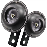 AliExpress General Motorcycle Electric Horn Kit Waterproof Round Speaker Loud Electric Horn Suitable for Bicycle Scooter 12V 48V 60V 105dB