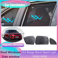 Car Magnetic Sunshades for Range Rover Sport L461 2023~2025 2024 Roof Windows Sun Visor Windshield Curtain Sunroof Accessories