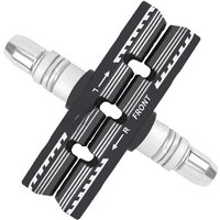 AliExpress LeBycle LEBYCLE MTB Road Bicycle V-Brake Pads Bike Brake Shoes 70mm 73mm Threaded For Linear Pull Brakes All weathers Low Noise