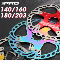 IIIPRO Bicycle Rotor 140/160/180/203MM Bike Floating Rotor Road Mountain Bike Hydraulic Brake Disc 160mm Brakes Rotors 6 Bolts