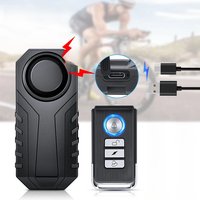 AliExpress Hollarm Wireless Vibration Bicycle Alarm USB Charge 113dB Anti Theft Motorcycle Electric Bike Alarm Waterproof Security Sensor