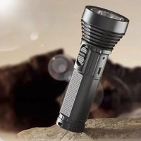 EDC Flashlight Portable rechargeable led lamp USB self defense Lantern Emergency lighting For night working and fishing
