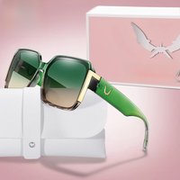 AliExpress NONE Luxury Vacation Sunglasses for Women and Men Trendy Street Square Shades with UV protection for Outdoor Hiking, Cycling Travel