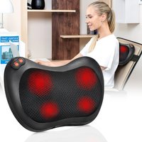Electric Neck Massage Pillow Shoulder Back Waist Body Relaxation Heating Kneading Infrared Physiotherapy Home Shiatsu Massager