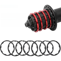 AliExpress MUQZI 5pcs Bike Hub Washer 7 8 9 10 11 12 Speed Cassette Flywheel Spacer 1mm 1.5mm 1.85mm 2mm 2.18mm 2.35mm 2.5mm Freehub Gasket