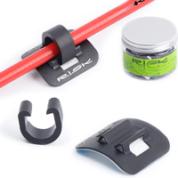 AliExpress 2/4/6Pcs Aluminum Bike Oil Tube Fixed Clamp Adapter Stick-on Cable Guide Bicycle Shift Brake Housing Line Buckle Tube Clip