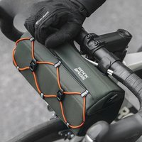 AliExpress ROCKBROS Bicycle Handlebar Bag 2.2L Multifunctional Mtb Road Cycling Bike Bag Adjustable Shoulder Bag 3D Design Bicycle Packet