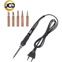 JCD 908S 80W Soldering Iron With Tips Kit Digital Display Adjustable Temperature 220V/110V Solder Station Welding Repair Tool