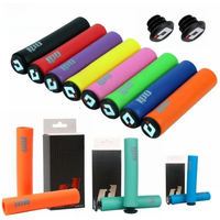 AliExpress ODI MTB Handlebar Grips Mountain Bicycle Folding Bike Cover Ultralight Anti Slip Silica Gel Foaming Including Plug Bicycle Parts