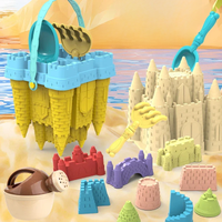 Sand Toys Castle Bucket Play Sand Set Toys Sand Scoop Children Summer Hobbies Water Fun Beach Toys for Kids Beach Acessories