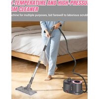 Multipurpose Steam Cleaner for Home, 2000W High Pressure Steamer Cleaner with 1.9L Tank & 11 Accessories, 110°C Temperature Pressurized Steamer Steam Cleaning Machine for Floor, Carpet, Window, Car