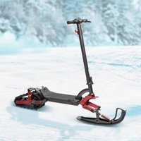 3-in-1 45Km/h Winter sled 48V 20Ah 2000W Motor Electric Snow Scooter with snow kit for All Terrain Off Road Tracked EScooter