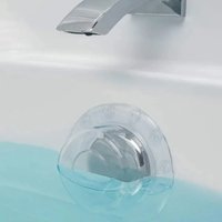 PVC Bath Overflow Drain Cover Anti-overflow Bathtub Tray Stopper Add Extra Inches Water for Tub Warmer Bathroom Accessories