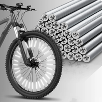 AliExpress NONE 36 Pieces Spoke Reflectors Bicycle Set Waterproof Easy Assembly, 360° Visibility Safe Riding at Night Reflectors