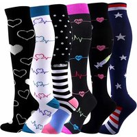 AliExpress moda socmark Compression Socks Varicose Veins Blood Circulation Pregnancy 20-30mmhg Nurse Socks Men Women Marathon Golf Cycling Sports Socks