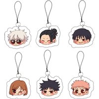 Keychain Cartoon Hot Anime Gojo Mobile Phone Chain Cute Car Key Ring Acrylic Jewelry Gift