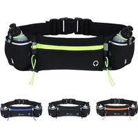 Trail Running Waist Pack For Man/Woman Marathon Phone Water Bottle Sports Fanny Pack Fitness Dual Pocket Running Belt Waist Bag