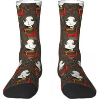 Shin Tsukimi Your Turn To Die Kai Satou Men Women Socks Cycling Novelty Spring Summer Autumn Winter Stockings Gift