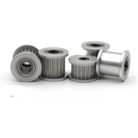 HTD 3M 20 24 25 Teeth Idler Timing Pulley Bore5~12mm Belt Width 10/15/16mm Synchronous Wheel Idler Pulley 3D Printer Accessories