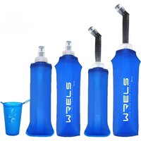 AliExpress WRELS Water Bottle TPU BPA-Free Folding Soft Flask Outdoors Sport Water Bottle Running Camping Cycling Collapsible Water Bottle
