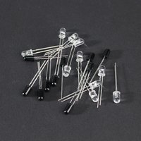 10 Sets Infrared LED Emitter & Receiver Kit 3mm(F3) 5mm(F5) 940nm Diodes 1.4-1.6V 20mA for Sensor Remote Control Projects