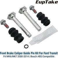 Front Brake Caliper Guide Sleeve Slider Pin Kit YC15-2L527-AA 4055851 for Ford Transit MK6 MK7 2000-2014 Tourneo Bus Van