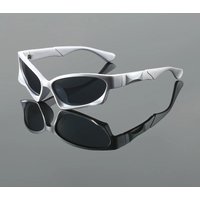 AliExpress KAMMPT Y2k Sports Goggle Men New Fashion Punk Mirror Outdoor Cycling Shades Trendy Futuristic Brand Design Anti-UV Sun Glasses