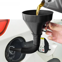 Car Engine Refueling Funnels with Filter Oil Gasoline Filling Strainer Extension Pipe Hose Funnel Tool Universal Car Accessories