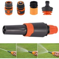 High Pressure Water Gun Direct Spray Nozzle Adjustable Watering Gun Garden Irrigation Sprinkler Car Washing Cleaning Water Gun
