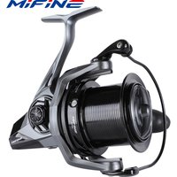 MIFINE CAVALIER CARP Fishing Reel 12KG Max Drag 8000-10000 Spinning Reel 4.4:1 Saltwater Freshwater 7+1BB Big Spool Carp Fishing