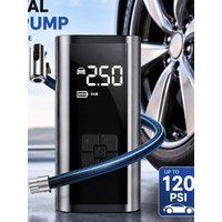 AliExpress NONE Cordless Digital Car Tyre Inflator 120PSI Portable Rechargeable Air Pump with SOS LED Light Auto Shut Off Tire Pump for Car Bike Motorcycle Balls