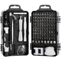 Multi purpose clock and mobile phone disassembly and repair screwdriver tool 115-in-1 screwdriver set