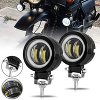 AliExpress NONE Car 3 Inch Round LED Work Light Spot Light Halo Angel Eye 12V 24V For Trucks ATV SUV Dirt Bike Motorcycles Healdight